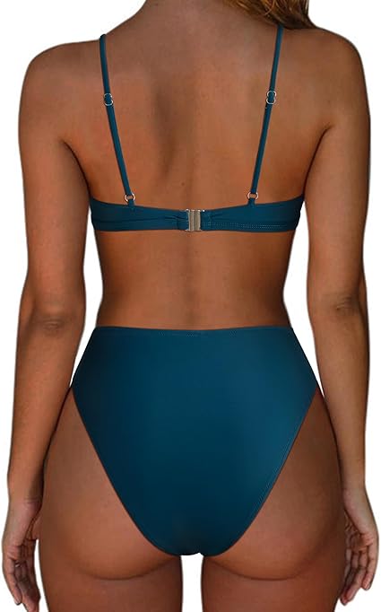 High Waisted String Bikini Set – Sexy Cutout Two Piece Swimsuit