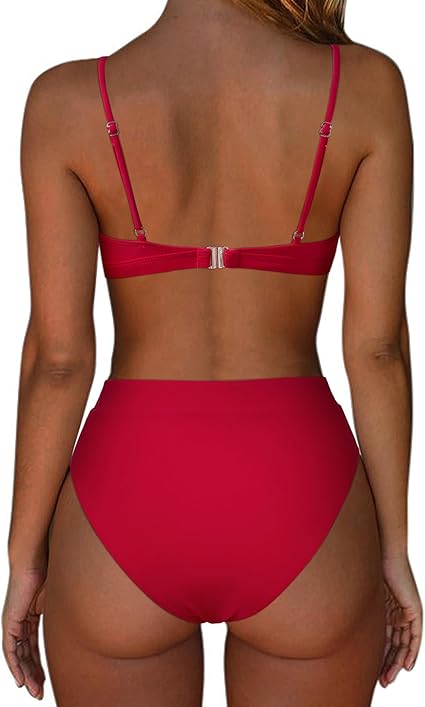 High Waisted Triangle Bikini – Sexy 2 Piece High Cut Swimsuit